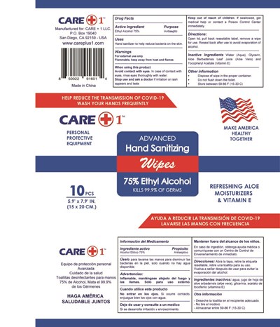Hand Sanitizer Wipes (10 Pcs Wipes Bag)